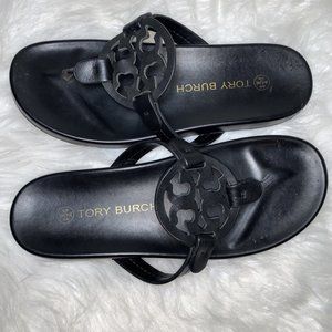 Tory Burch Miller Cloud Black Sandals